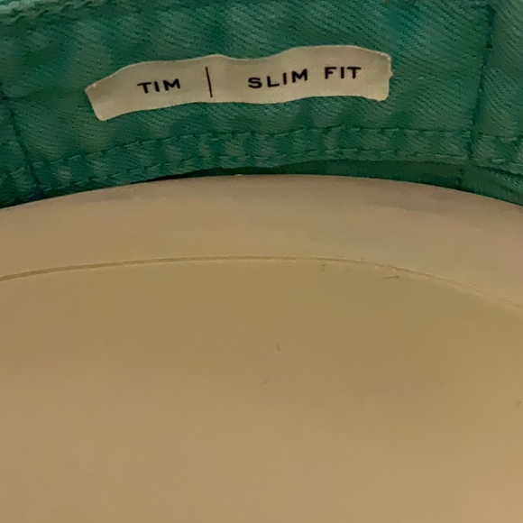 Jack and Jones TIM SLIM FIT Men’s Porcelain Green Jean Size W33x34L - Picture 3 of 10